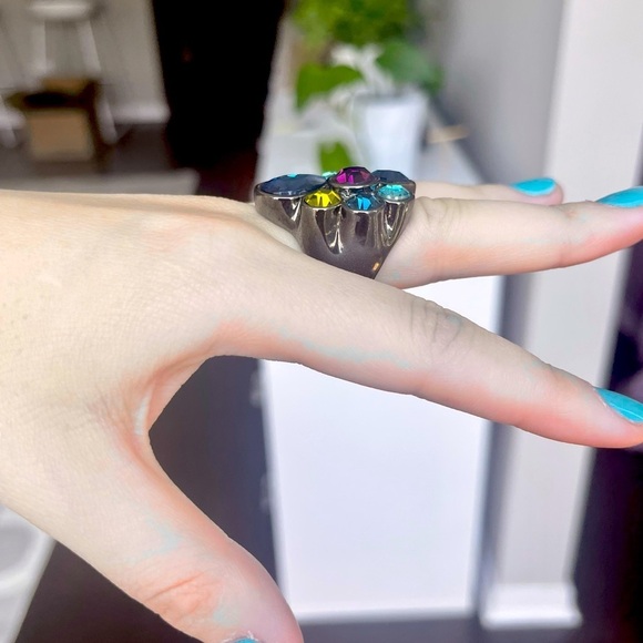 Multicolored Statement Ring - Picture 2 of 5